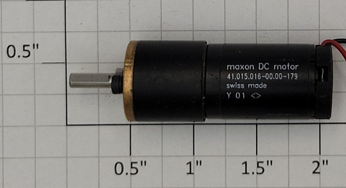 maxon 41.015.016-00.00-179 12-Volt DC Can Motor with Gear Reducer with Wiring