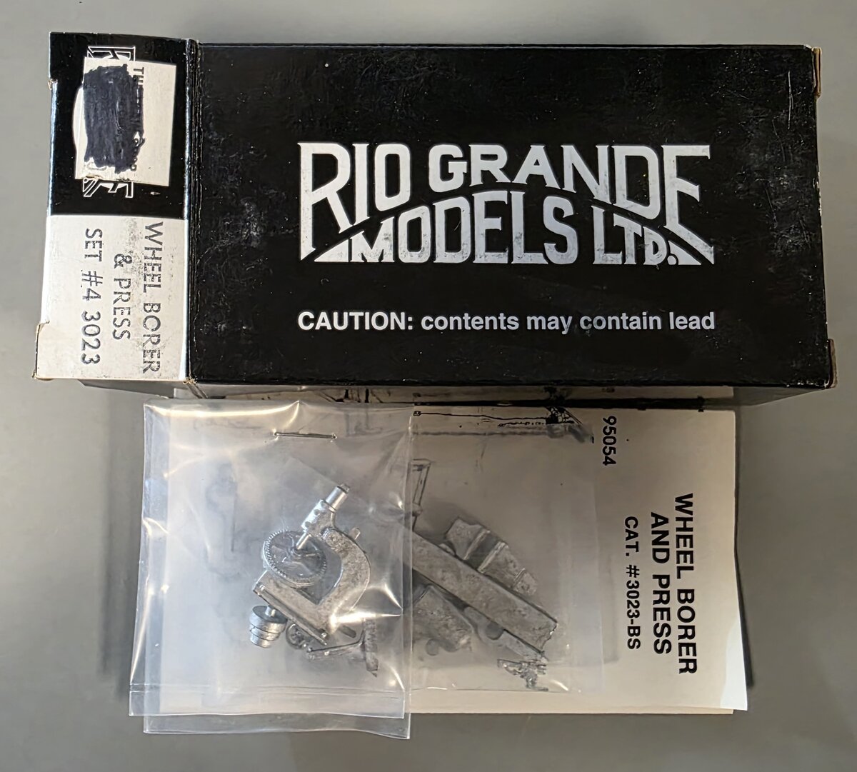 Rio Grande Models 3023 HO Wheel Borer & Press Set #4 Kit