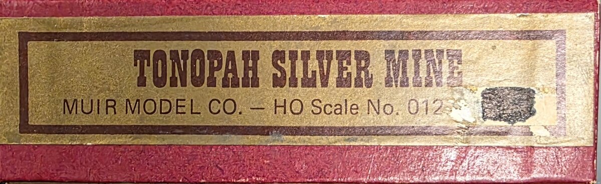 Muir Models 012 HO Tonopah Silver Mine Building Kit