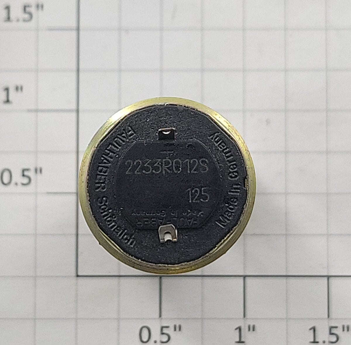 Faulhaber 2233R012S 12-Volt DC Can Motor with Gearhead