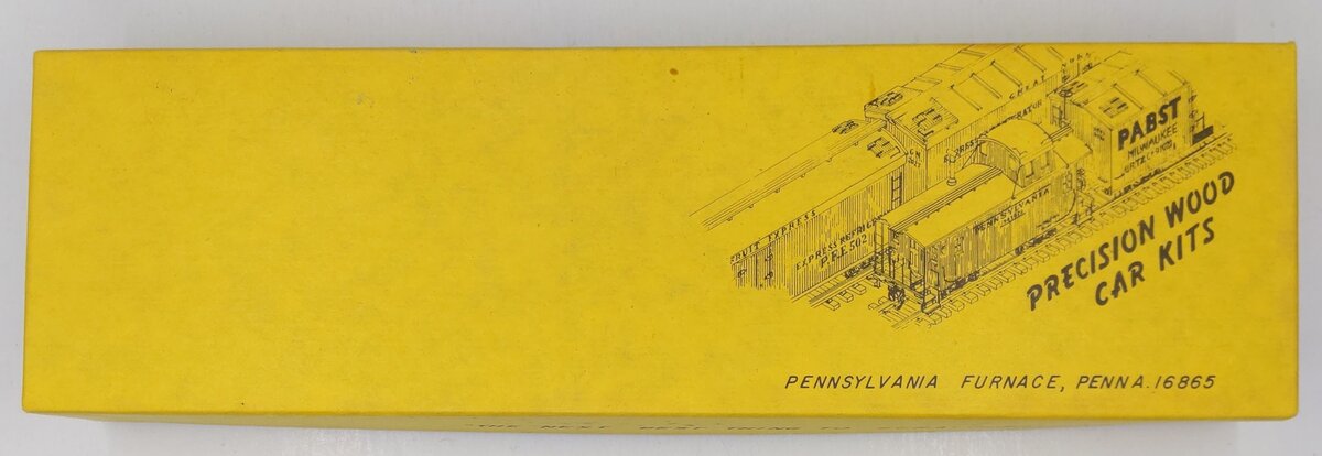 Ye Olde Huff N Puff 604 S Scale 50' Express Reefer Railway Express Wood Car Kit