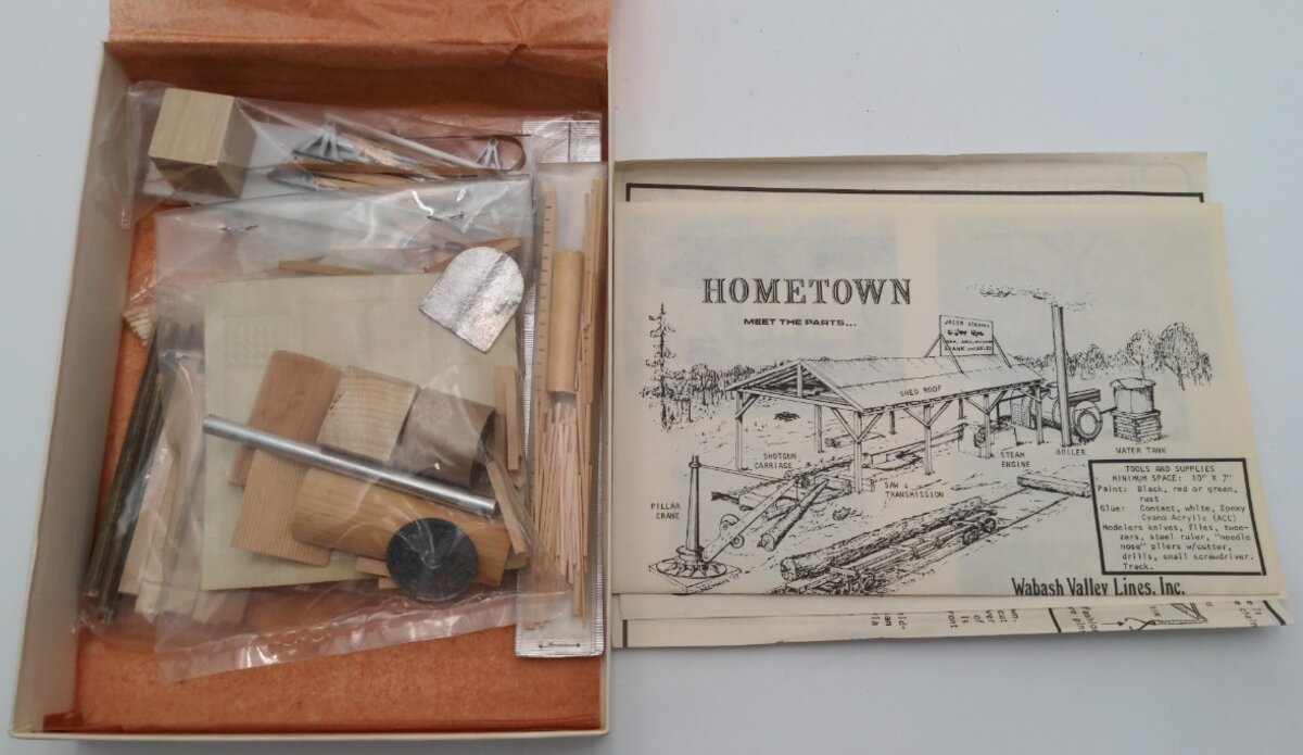 Wabash Valley 8112 HO Scale Hometown Jacob Strahle’s Steam Sawmill Building Kit