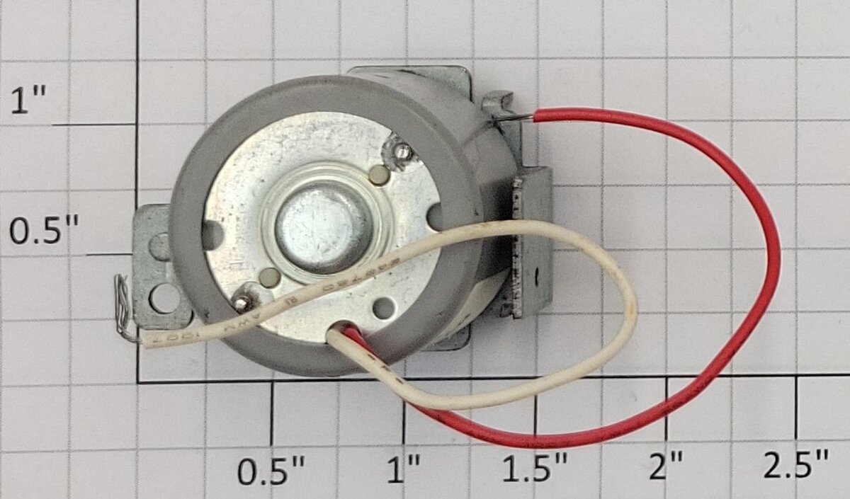 Acme 6V-12F-2 6-Volt DC Can Motor with Pulley
