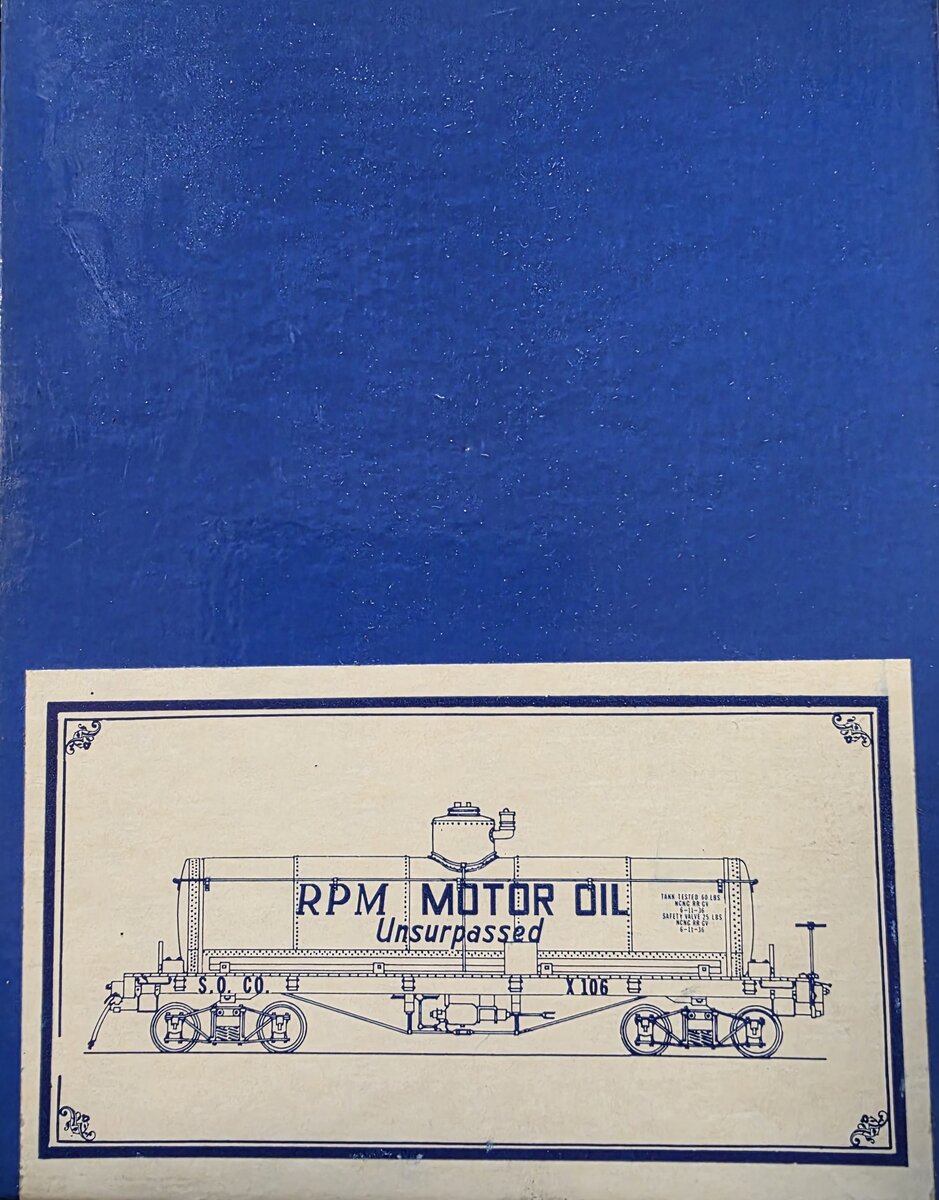 Class Miniatures CM-504 HOn3 RPM Motor Oil Tank Car with Trucks Kit