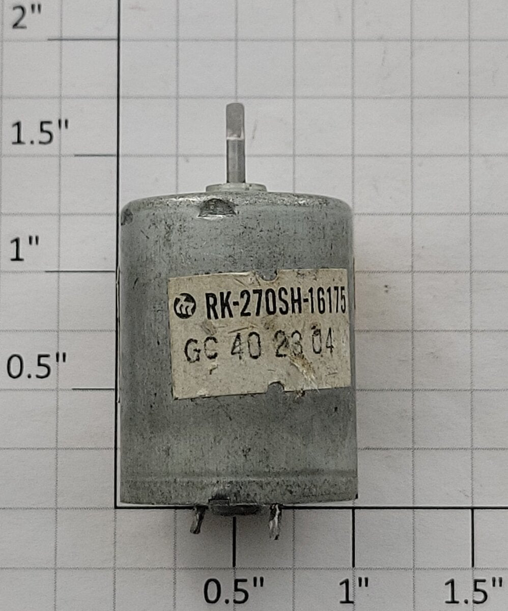 Mabuchi RK-270SH-16175 9-Volt DC Can Motor