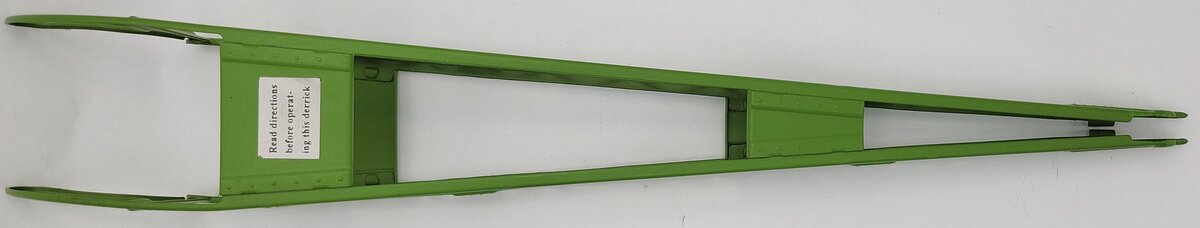 Lionel 219-51 Repainted Derrick Car Green Crane Boom