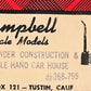 Campbell Scale Models 368-795 HO Shed Under Construction & Double Hand Car House