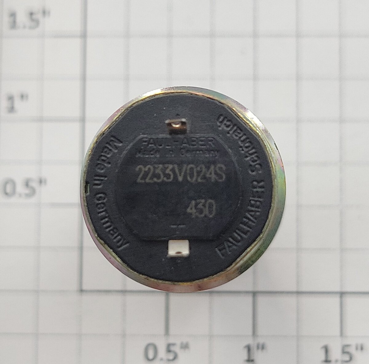 Faulhaber 2233V024S 20-Volt DC Can Gear Motor