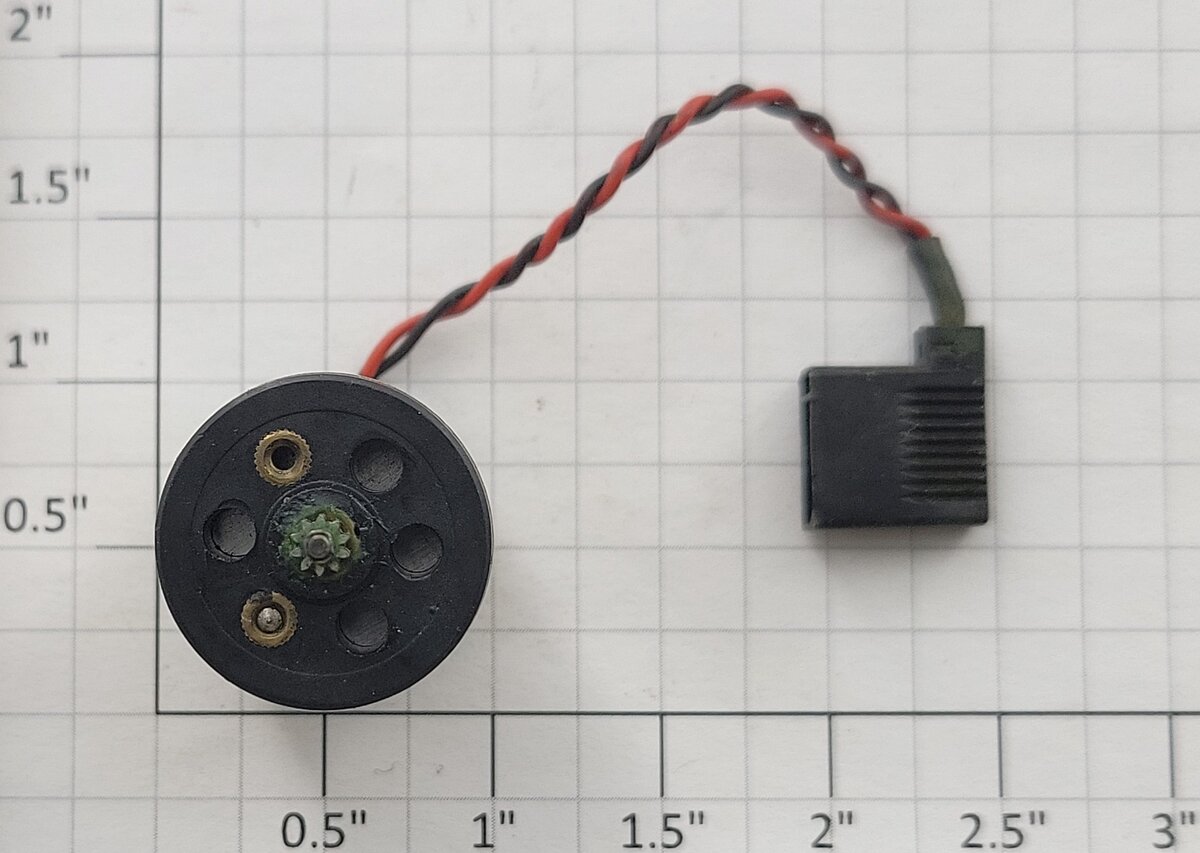 Faulhaber 5311-A09 12-Volt DC Can Motor with Gearbox and Connector