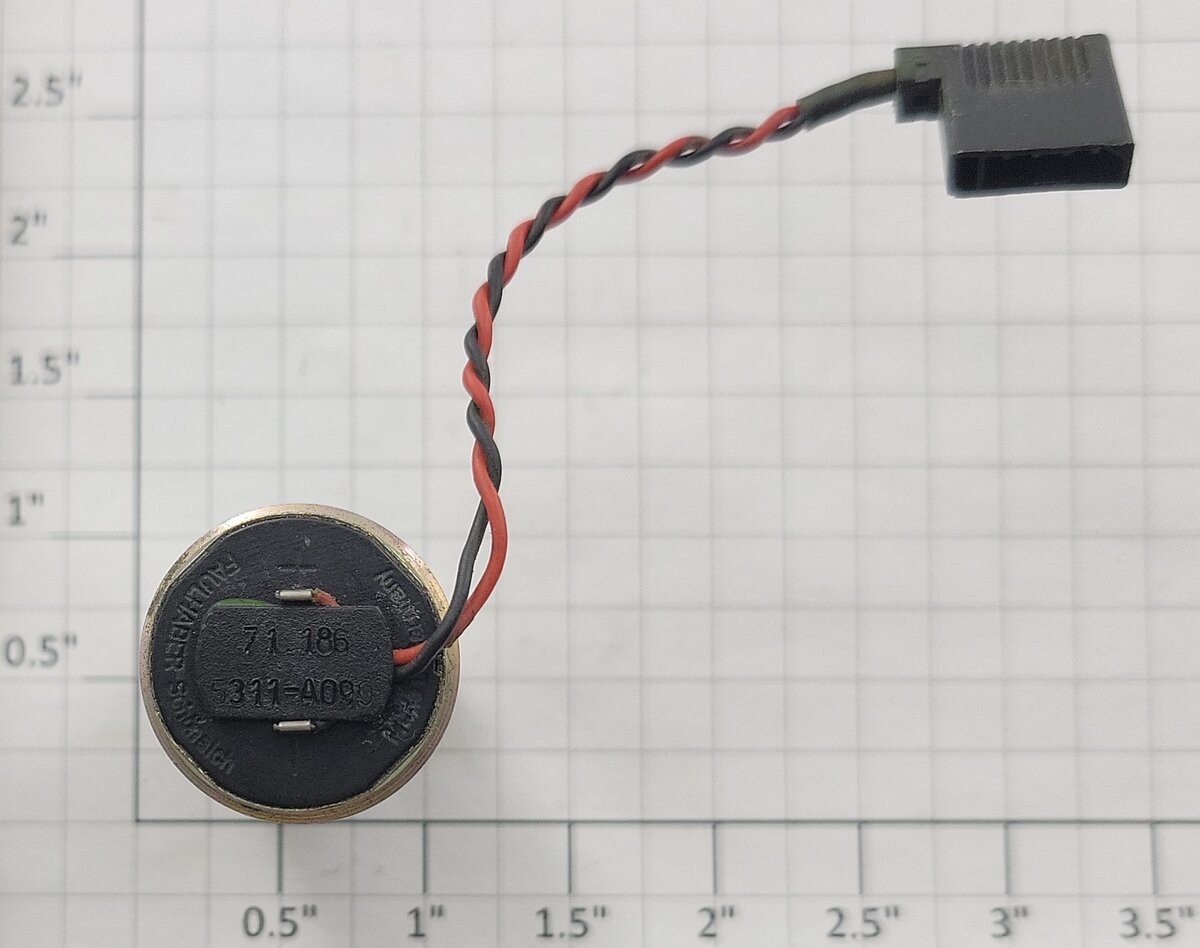 Faulhaber 5311-A09 12-Volt DC Can Motor with Gearbox and Connector