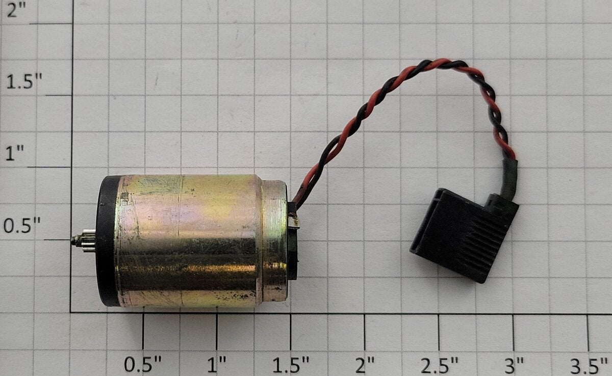 Faulhaber 5311-A09 12-Volt DC Can Motor with Gearbox and Connector