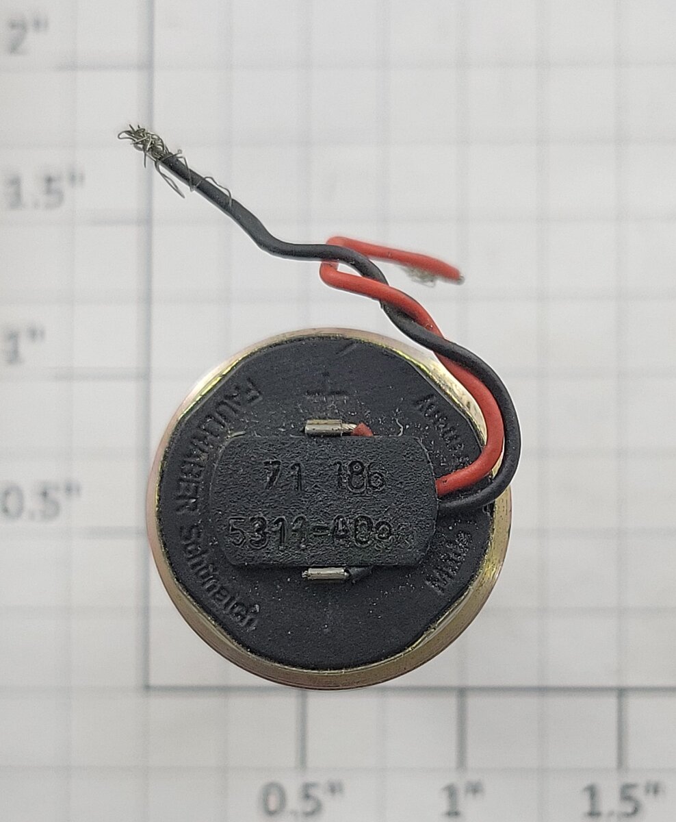 Faulhaber 5311-A09 12-Volt DC Can Motor with Wire