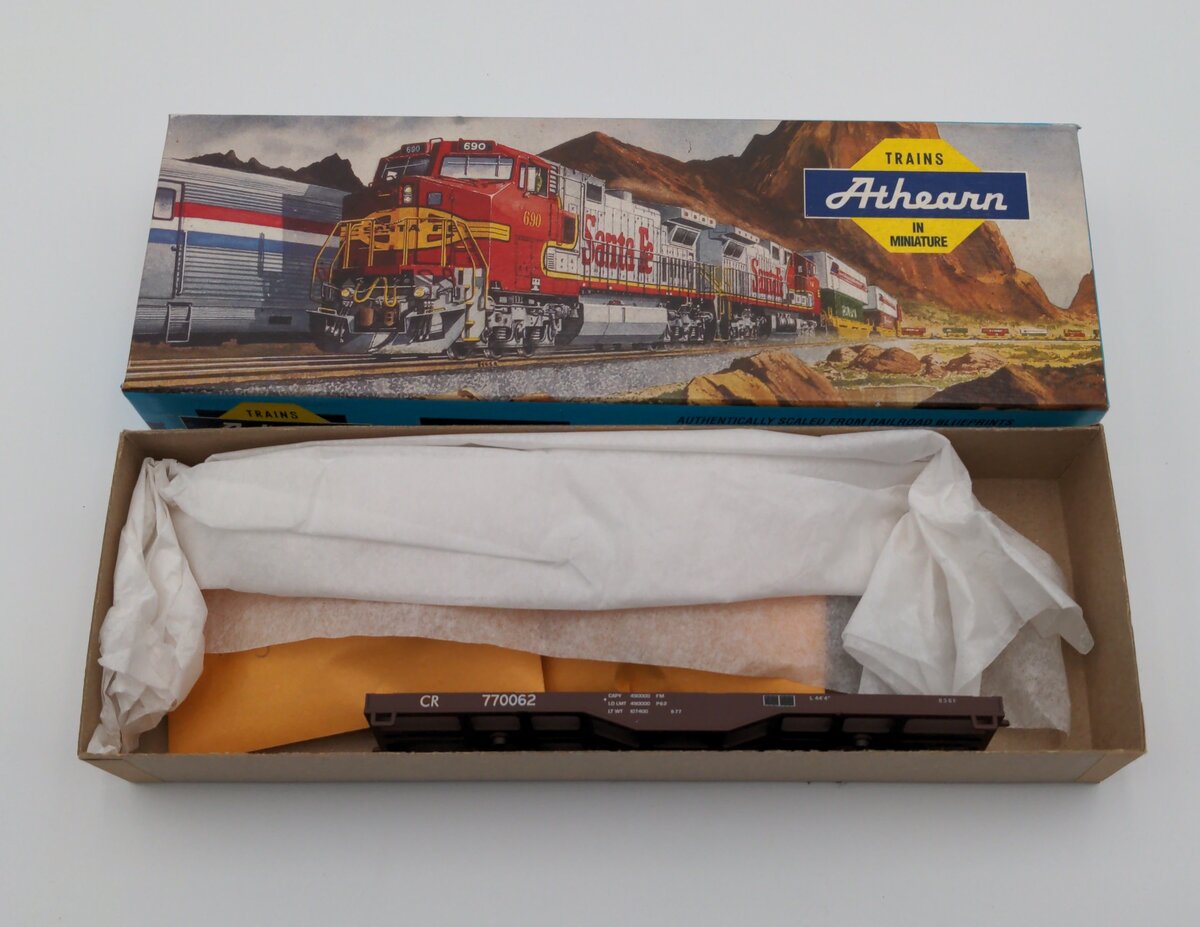 Athearn 1240 HO Heavy Duty Conrail Flatcar Kit