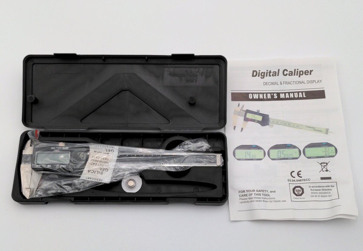 Micro-Mark 83762 Digital Caliper with Fractions