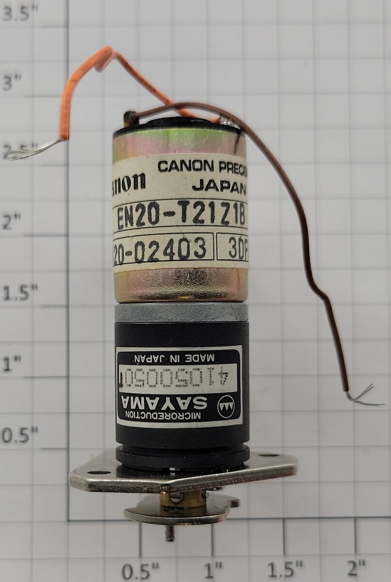 Canon EN20-T21Z1B 12-Volt DC Can Motor with Gearhead