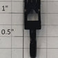 Lionel 6560-13 O Gauge 90 Degree Offset Black Crane Hook and Pulley