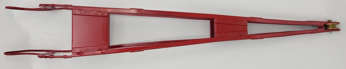 Lionel 219-51 Repainted Derrick Car Red Crane Boom Assembly w/ Boom Roller