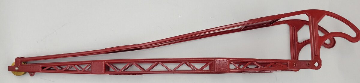 Lionel 219-51 Repainted Derrick Car Red Crane Boom Assembly w/ Boom Roller