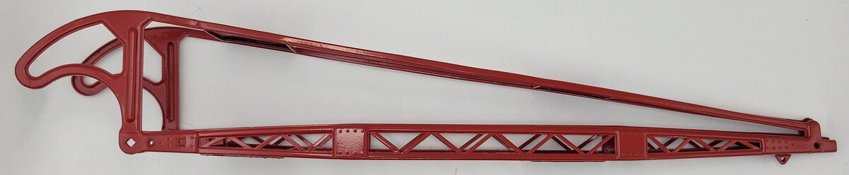 Lionel 219-51 Repainted Derrick Car Red Crane Boom Assembly
