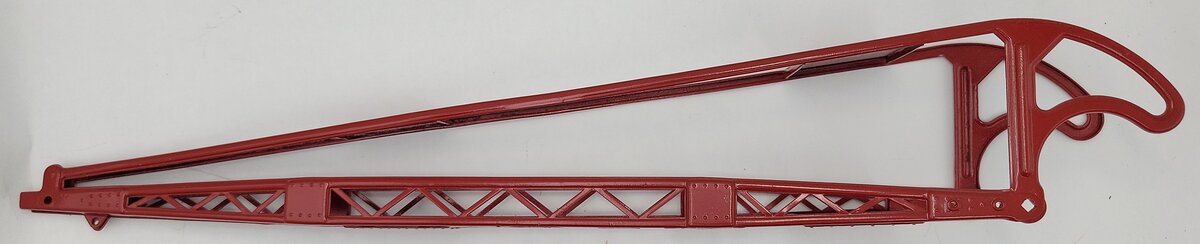 Lionel 219-51 Repainted Derrick Car Red Crane Boom Assembly