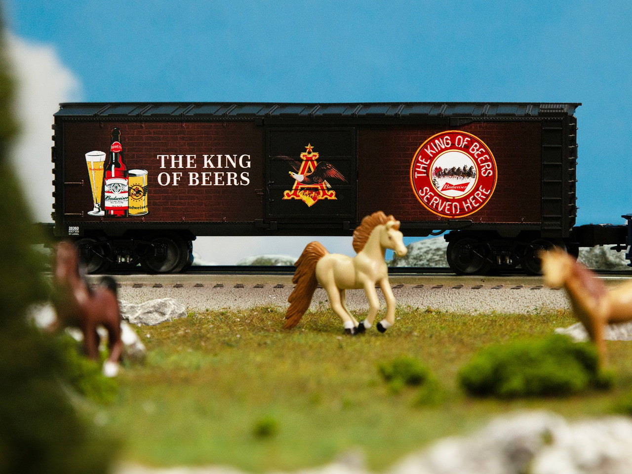 Lionel 2528360 O Budweiser Illuminated Bar Sign #2 Boxcar