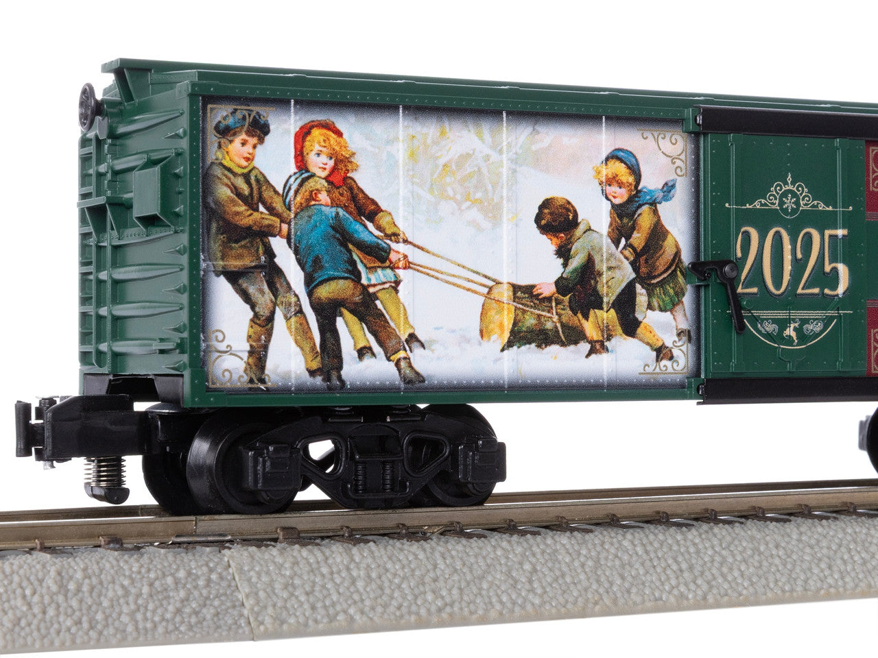 American Flyer 2519010 O 2025 Christmas Boxcar