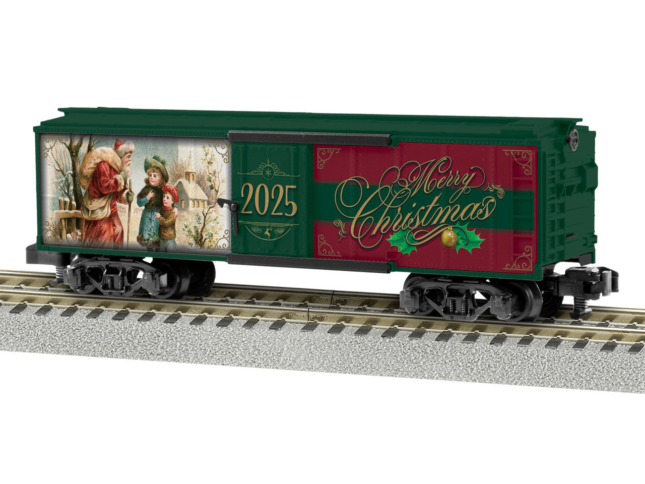 American Flyer 2519010 O 2025 Christmas Boxcar