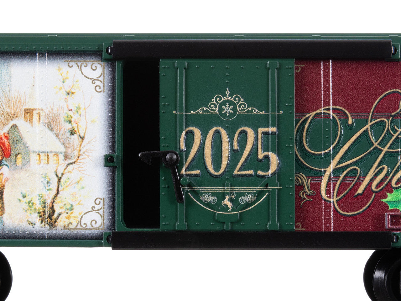 American Flyer 2519010 O 2025 Christmas Boxcar