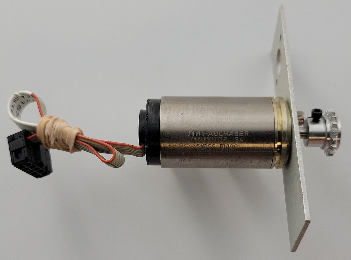 Faulhaber 2224R012SR 12-Volt Brushless DC Can Motor with Pinion Gear
