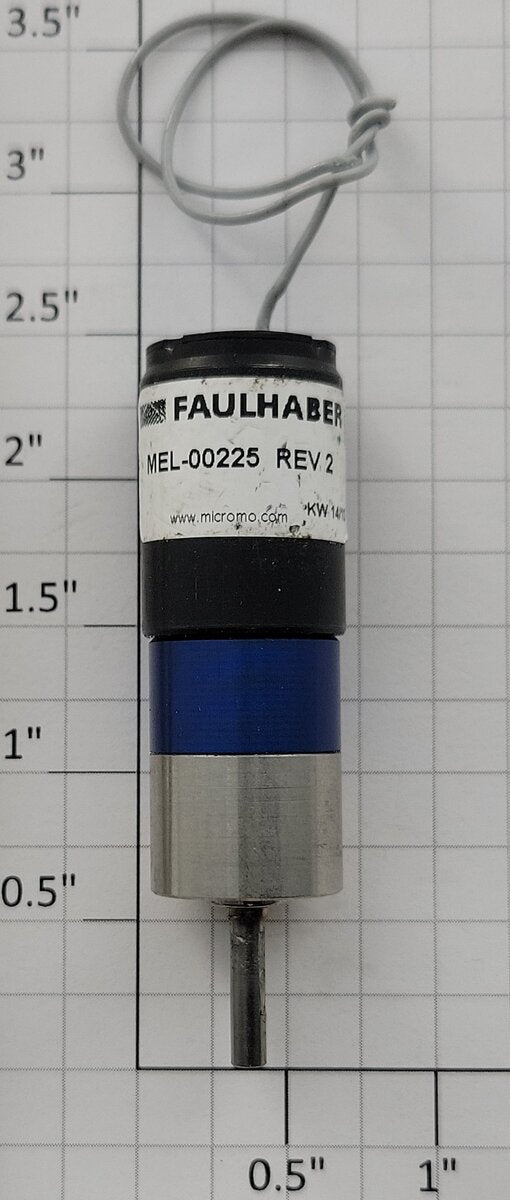 Faulhaber MEL-00225 12-Volt DC Can Motor with Gearhead