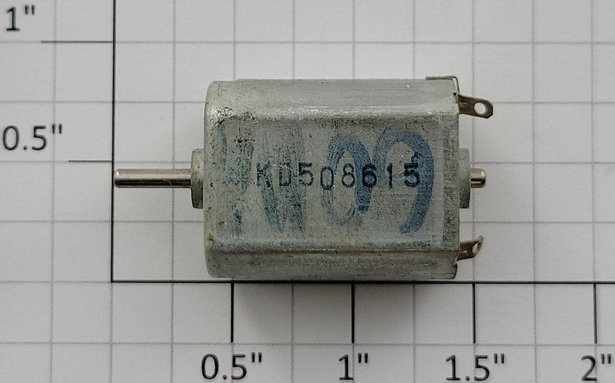 Mabuchi FF-130RHX 12-Volt DC Flattop Can Motor