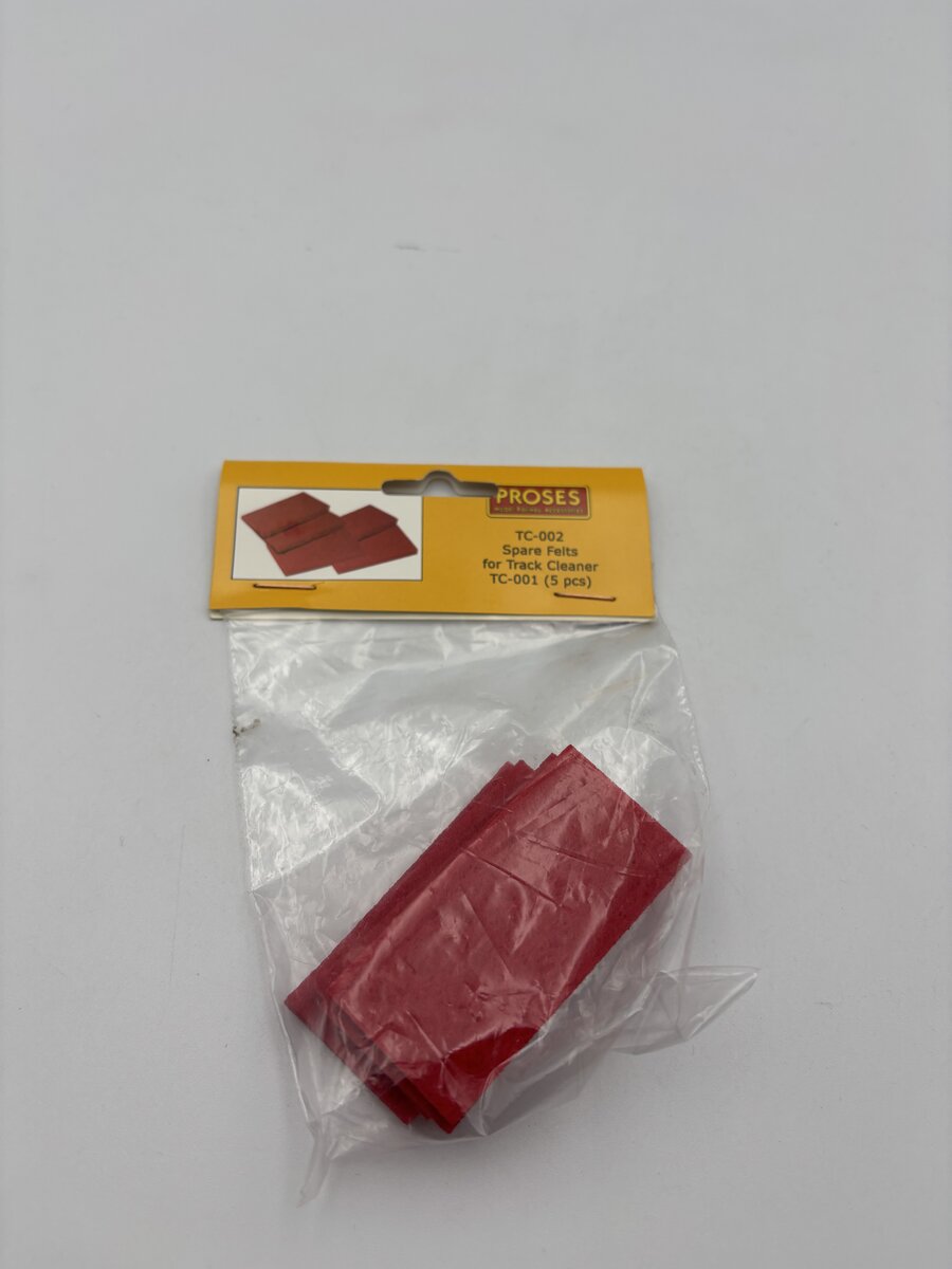 Proses Model Railway TC-002 Spare Felts For Track Cleaner TC-001 (Bag of 5)