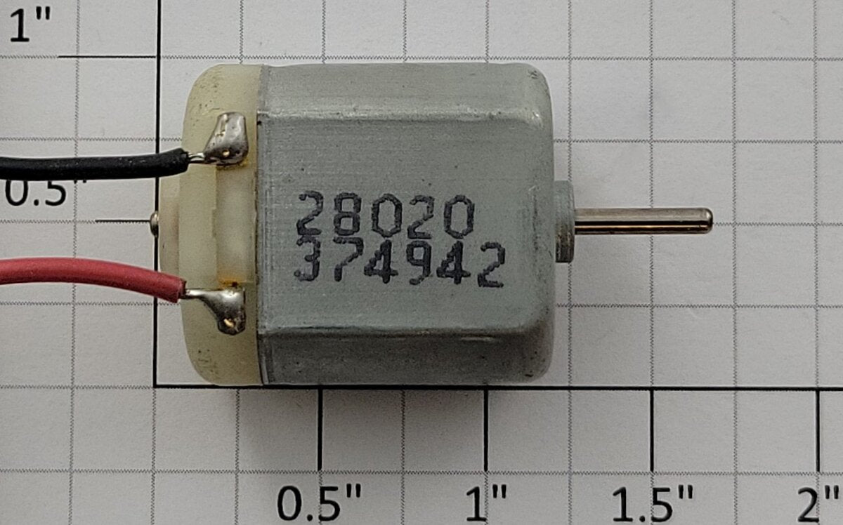 Johnson 28020 12-Volt DC Can Motor with Wire