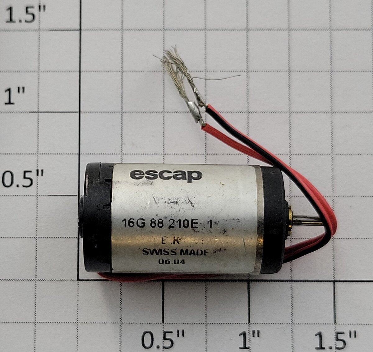 Escap 16G88 210E 13 12-Volt DC Can Motor with Gearhead