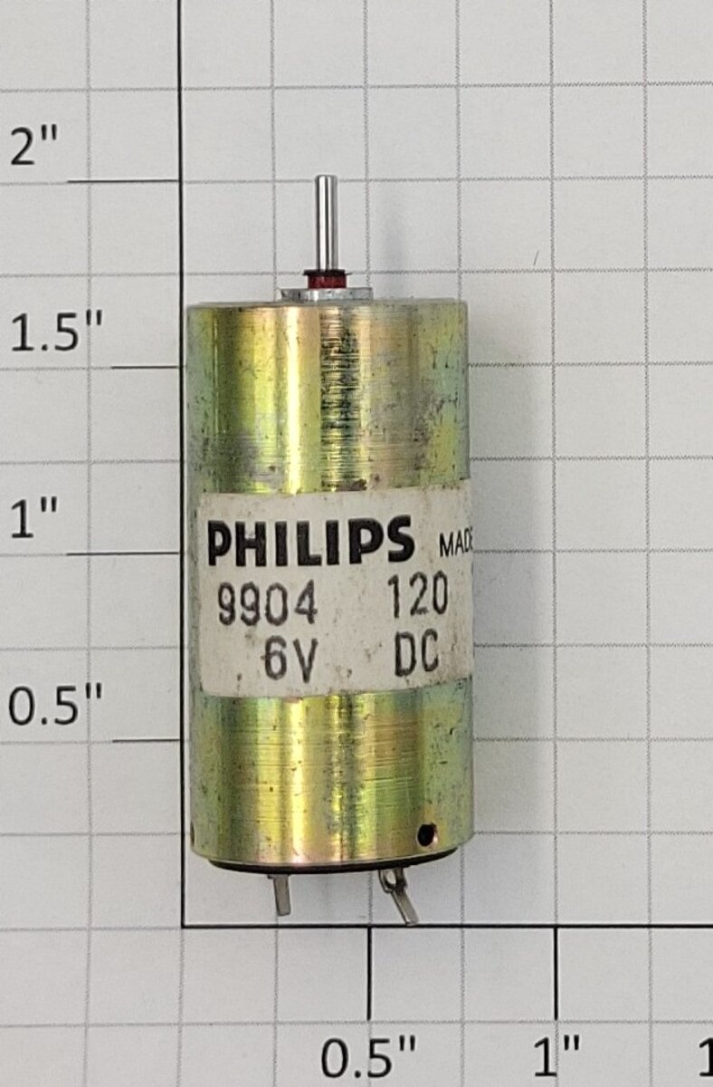 Philips 9904-120-19206 6-Volt Can Motor