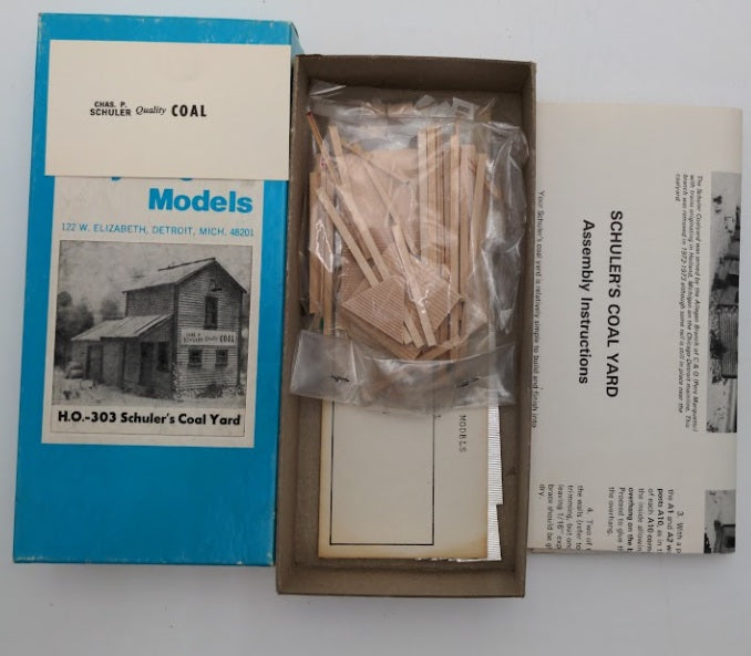 Acme 303-1295 HO By Wayfreight Models Schuler's Coal Yard Building Kit