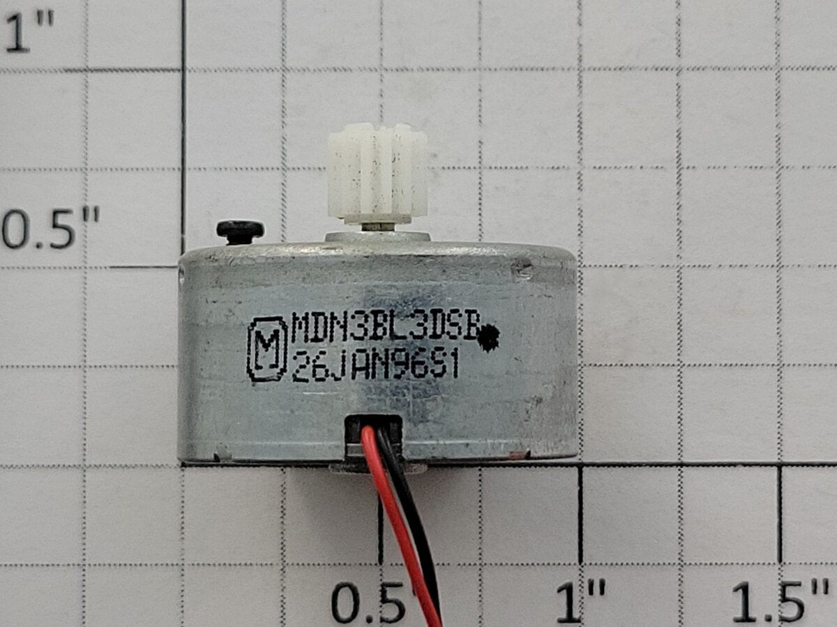 Mabuchi MDN3BL3DSB 12-Volt DC Pancake Can Motor with Wire and