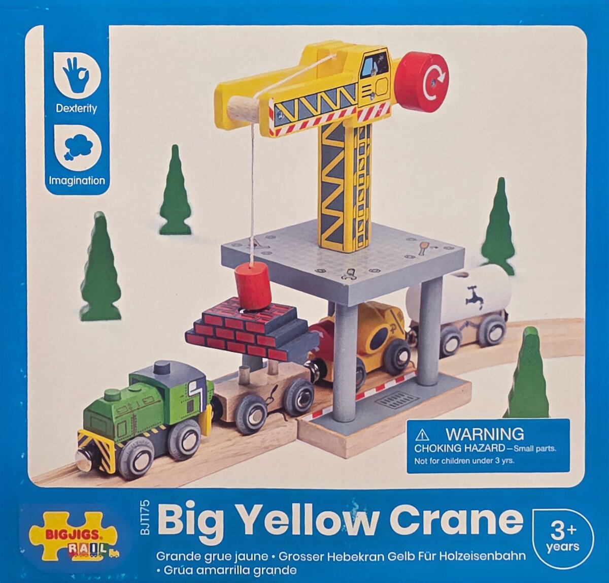 Big Jig Rails BJT175 Big Yellow Crain
