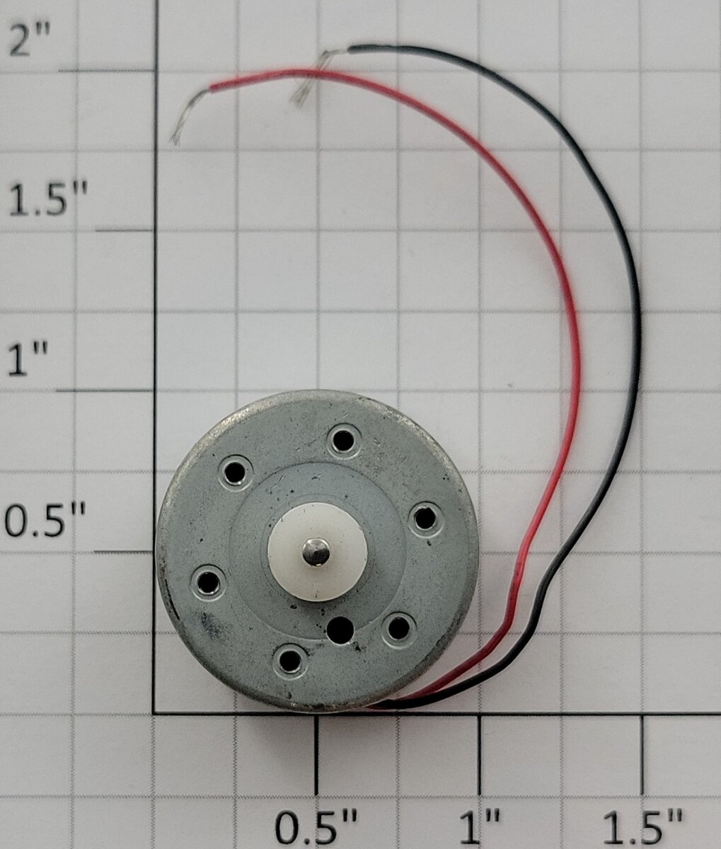 Mabuchi MBN3BC3DSN30 12-Volt DC Can Motor with Wire and Pulley