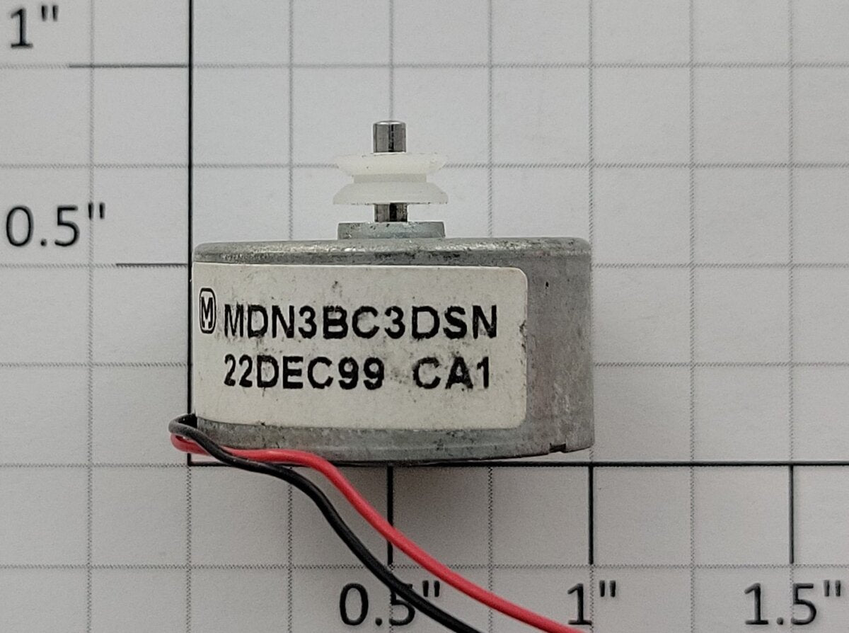 Mabuchi MBN3BC3DSN30 12-Volt DC Can Motor with Wire and Pulley