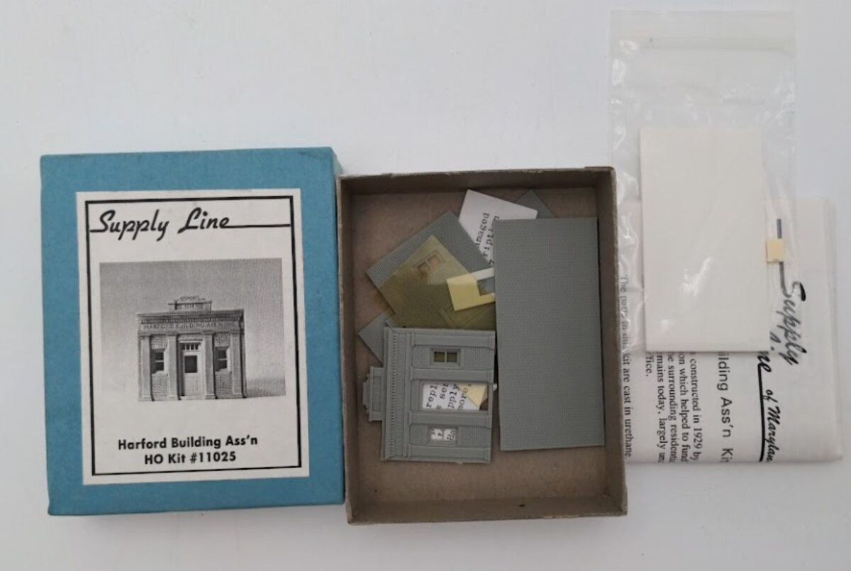 Acme 11025 HO Scale By Supply Line Harford Building Ass'n Inc Structures Kit