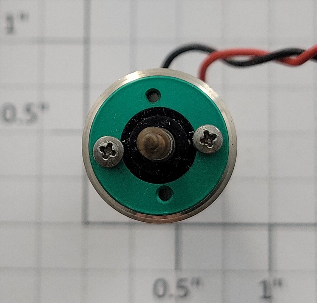 Escap M 11 114 5 12-Volt Can Motor with Worm Gear Shaft