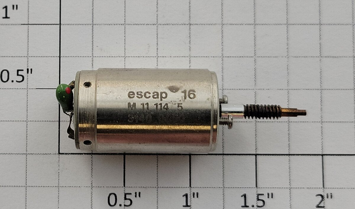 Escap M 11 114 5 6-Volt Can Motor without Wiring