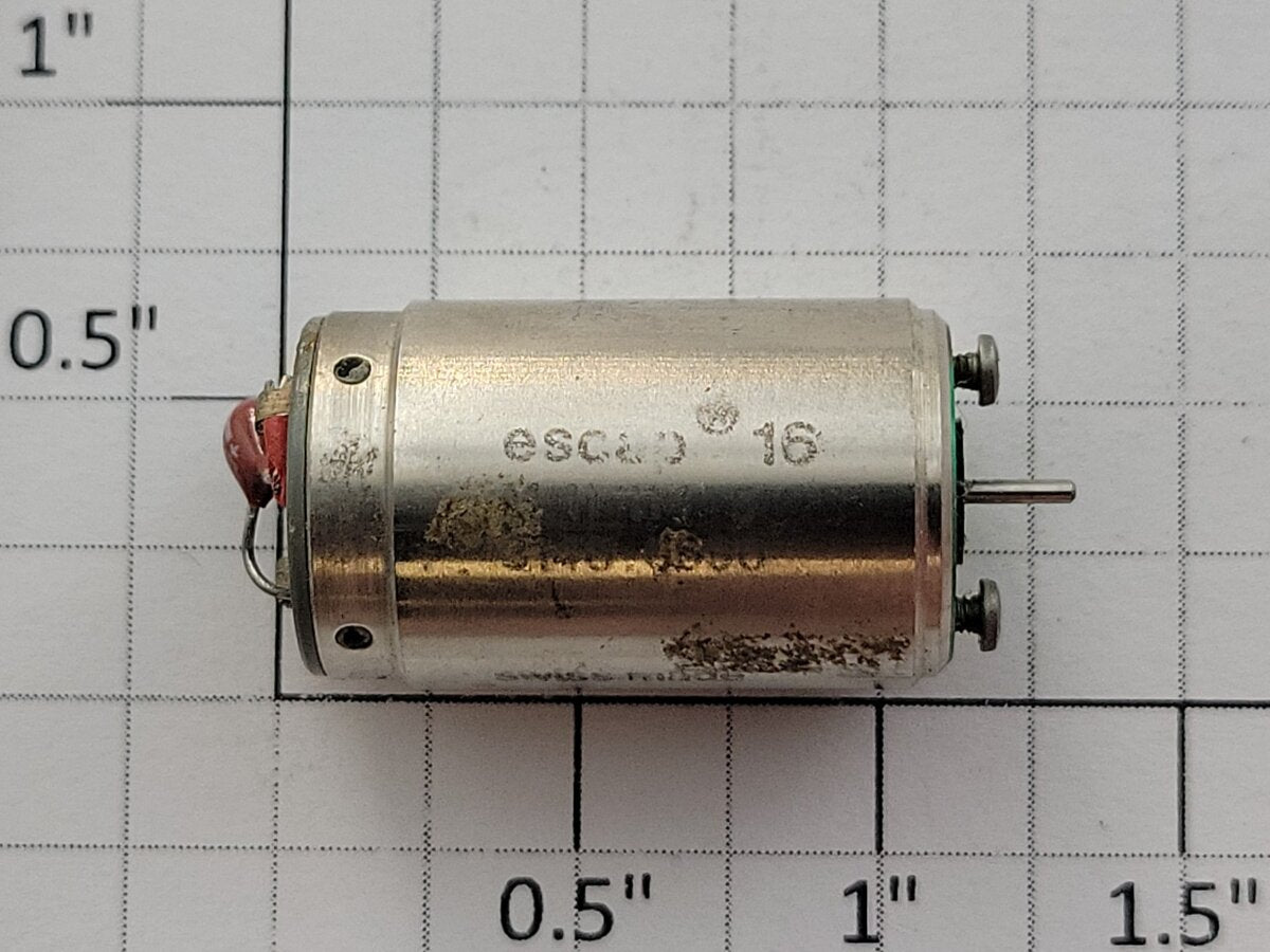 Escap M 11 114 5 4-Volt Can Motor without Worm Gear Shaft