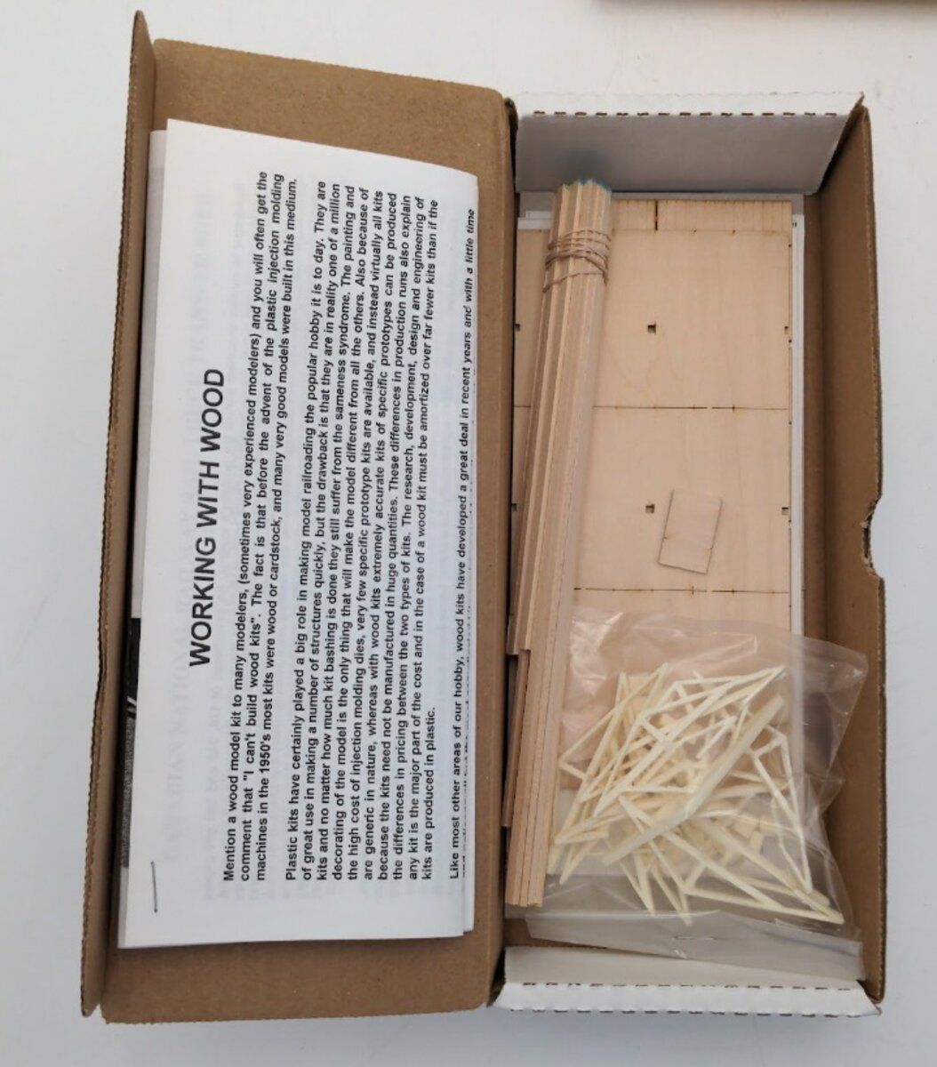Kanamodel Products 1011 HO Scale Canadian National Rail Truck Transfer Shed Kit