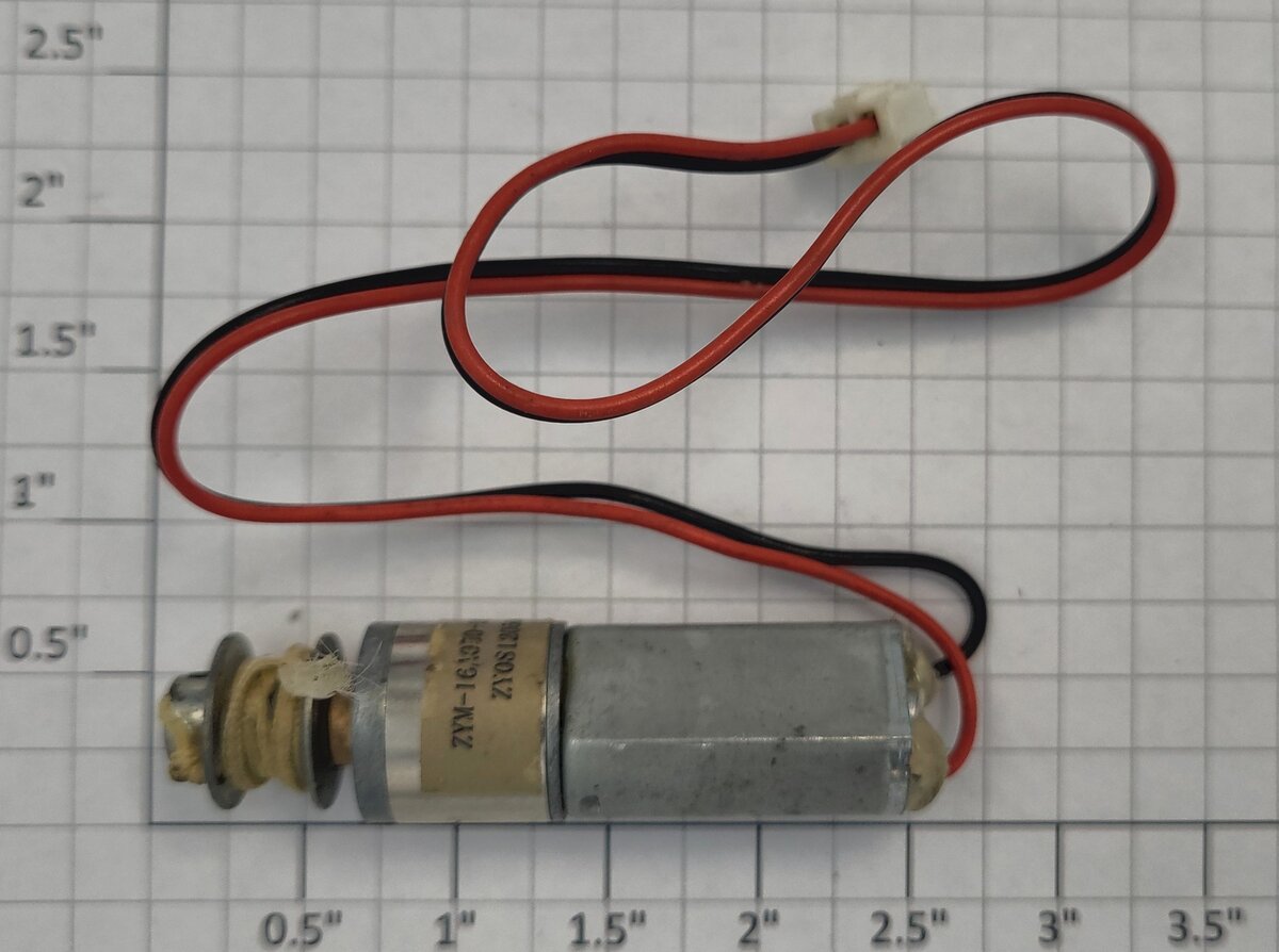 Acme ZYM16A050-182-1261 12 Volt DC Motor with Pulley
