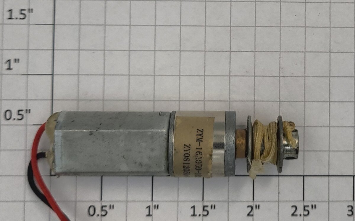 Acme ZYM16A050-182-1261 12 Volt DC Motor with Pulley