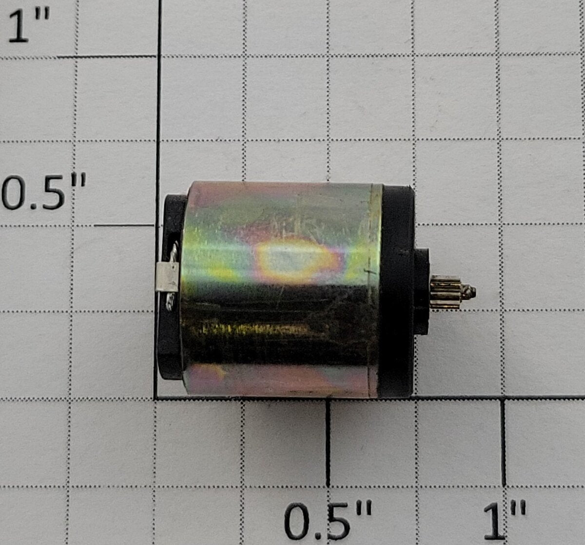 Faulhaber 1516E1.5S 5-Volt DC Can Motor with Pinion Gear