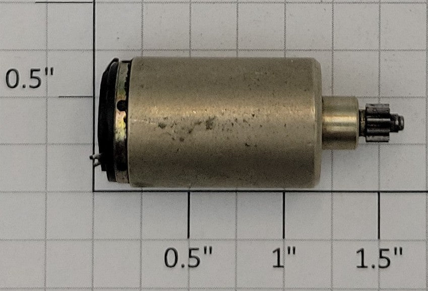 Faulhaber 1616E006S 6-Volt DC Can Motor with Gearbox and Pinion Gear