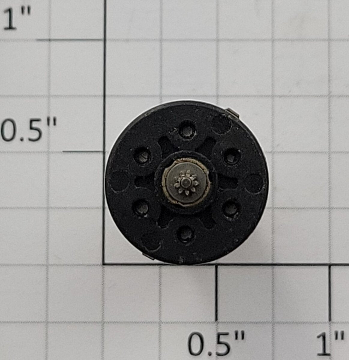 Faulhaber 1616E012S 12-Volt DC Can Motor with Pinion Gear